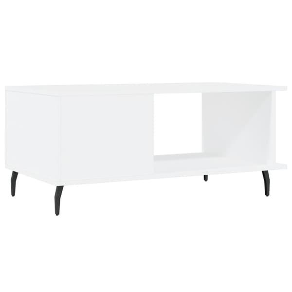 vidaXL sofabord 90x50x40 cm konstrueret træ hvid