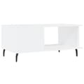 Miniatyrbillede 8 af 11: vidaXL sofabord 90x50x40 cm konstrueret træ hvid