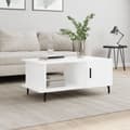 Miniatyrbillede 2 af 11: vidaXL sofabord 90x50x40 cm konstrueret træ hvid