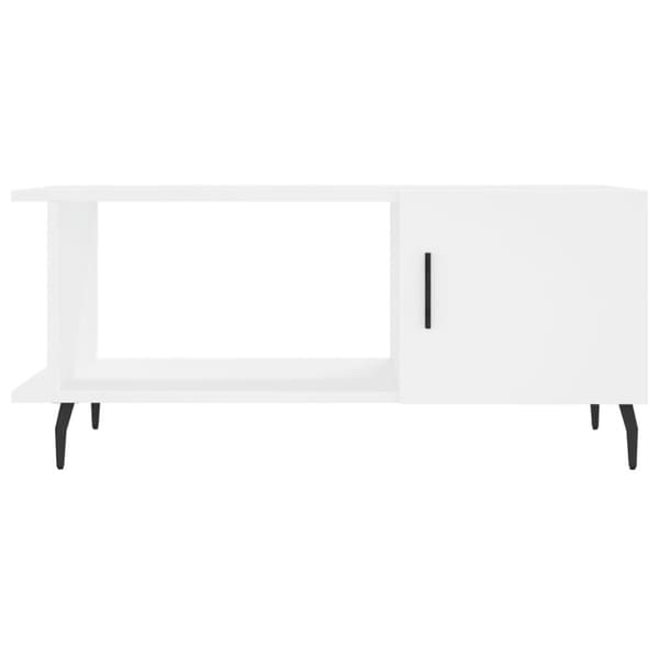 vidaXL Salongbord hvit 90x50x40 cm konstruert tre