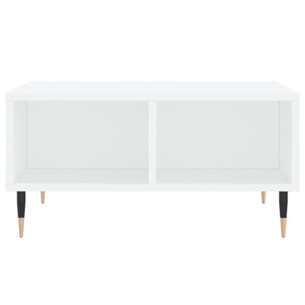 vidaXL Sofabord hvit 60x60x30 cm konstruert tre