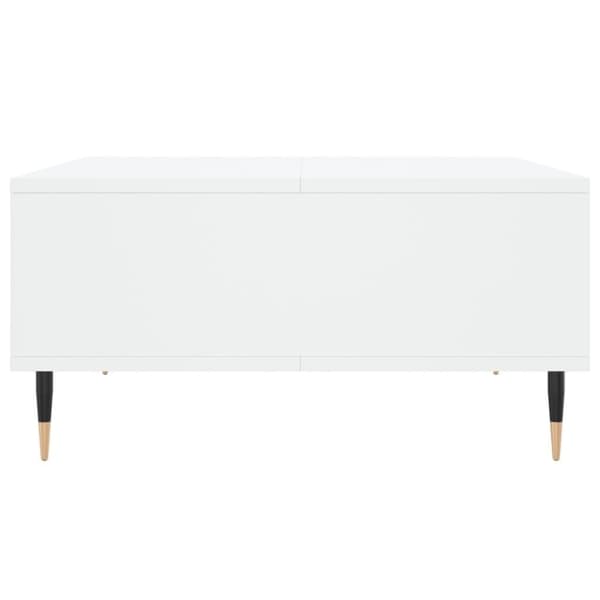 vidaXL Sofabord hvit 60x60x30 cm konstruert tre