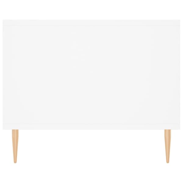 vidaXL Salongbord hvit 102x50x40 cm konstruert tre
