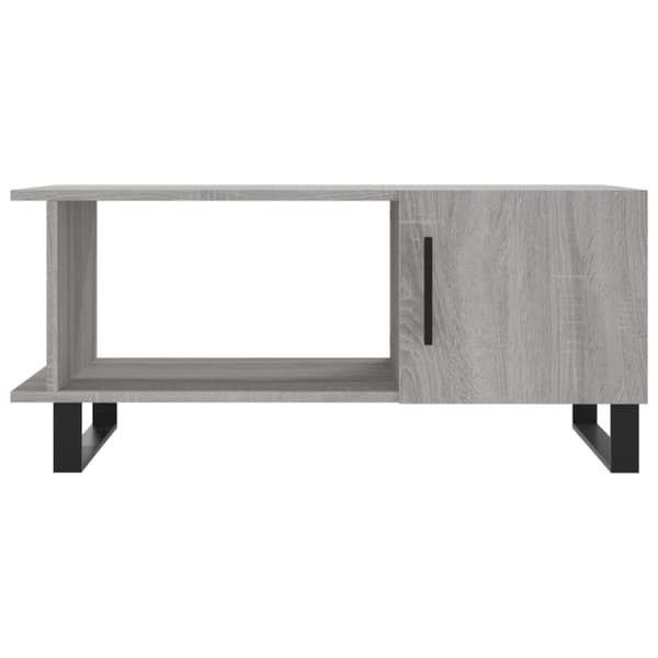 vidaXL Sohvapöytä harmaa Sonoma 90x50x40 cm tekninen puu