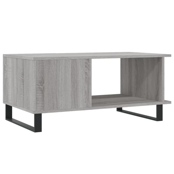 vidaXL Sohvapöytä harmaa Sonoma 90x50x40 cm tekninen puu