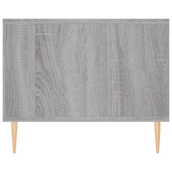 vidaXL sofabord 102x50x40 cm konstrueret træ grå sonoma-eg