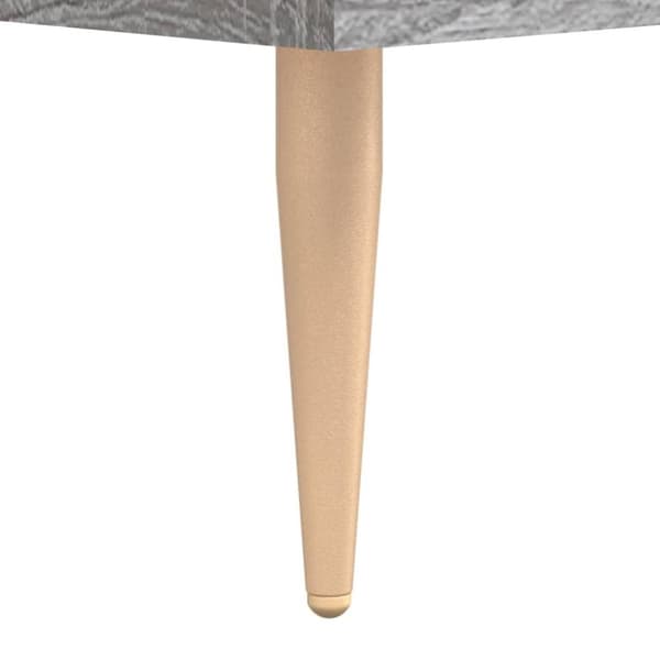 vidaXL sofabord 102x50x40 cm konstrueret træ grå sonoma-eg