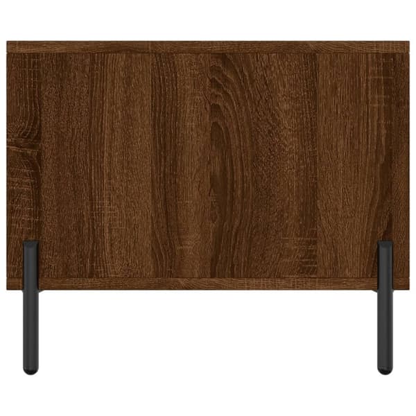 vidaXL sofabord 90x50x40 cm konstrueret træ brun egetræsfarve