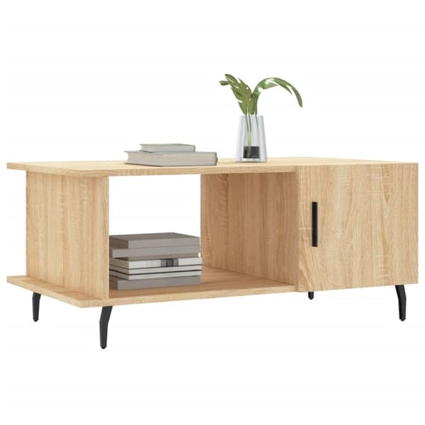 vidaXL Salongbord sonoma eik 90x50x40 cm konstruert tre