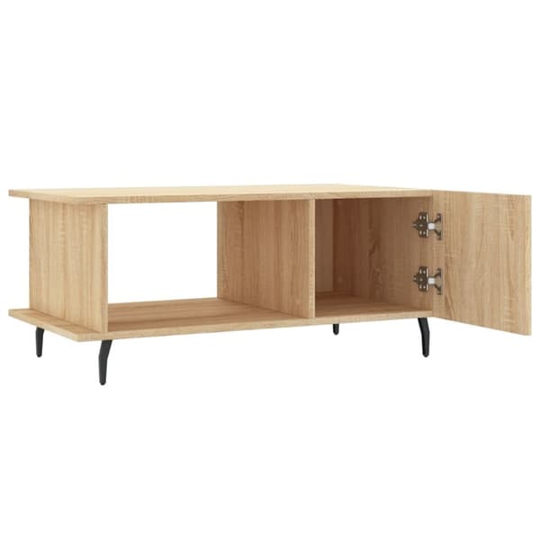 vidaXL Salongbord sonoma eik 90x50x40 cm konstruert tre