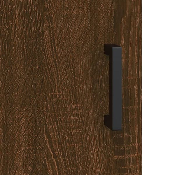 vidaXL sofabord 90x50x40 cm konstrueret træ brun egetræsfarve