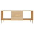Miniatyrbillede 5 af 11: vidaXL sofabord 102x50x40 cm konstrueret træ sonoma-eg