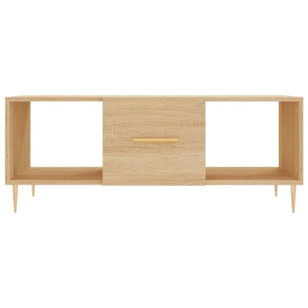 vidaXL sofabord 102x50x40 cm konstrueret træ sonoma-eg