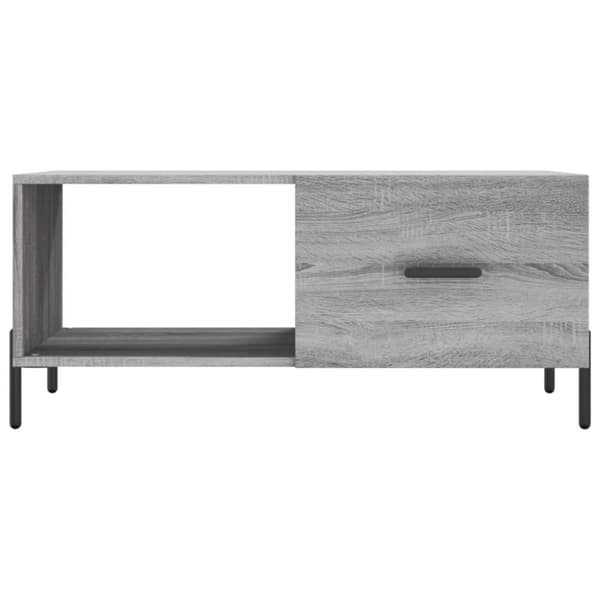 vidaXL Salongbord grå sonoma 90x50x40 cm konstruert tre