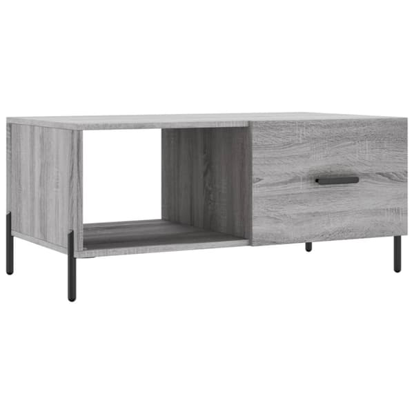 vidaXL Salongbord grå sonoma 90x50x40 cm konstruert tre
