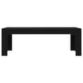 Miniatyrbilde 3 av 9: vidaXL Salongbord svart 102x50x36 cm konstruert tre