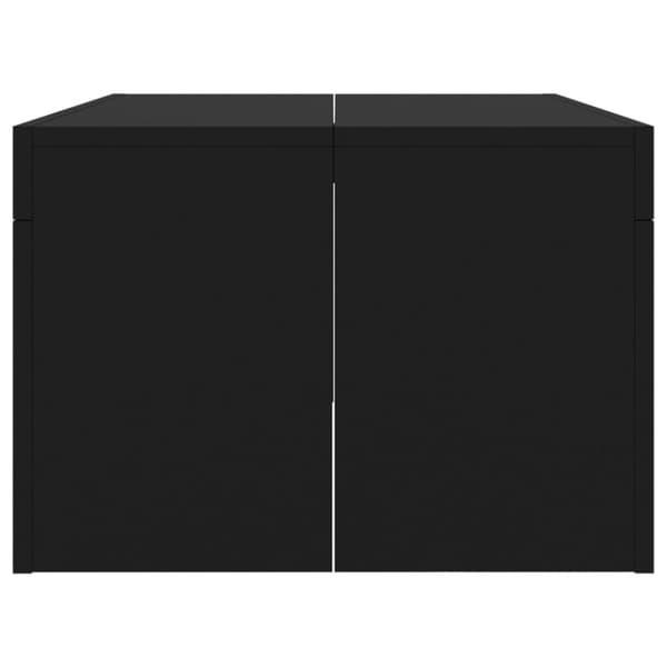 vidaXL Salongbord svart 102x50x36 cm konstruert tre
