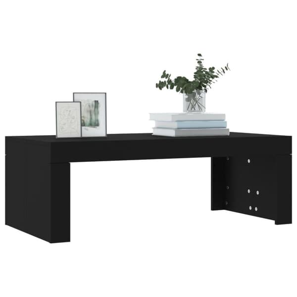 vidaXL Salongbord svart 102x50x36 cm konstruert tre