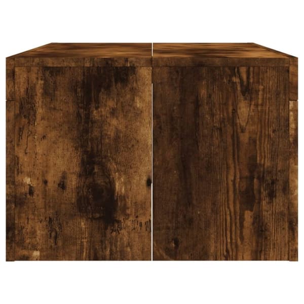 vidaXL sofabord 102x50x36 cm konstrueret træ røget egetræsfarve