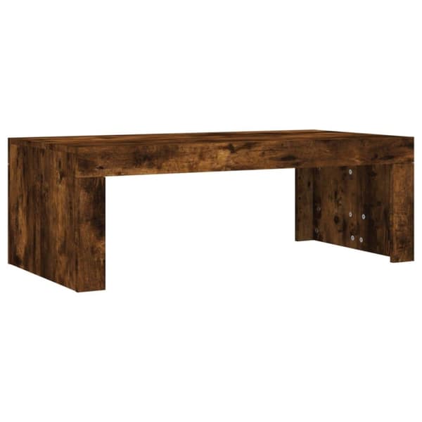 vidaXL sofabord 102x50x36 cm konstrueret træ røget egetræsfarve