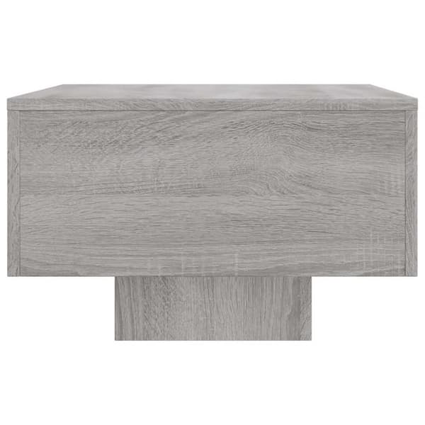 vidaXL sofabord 100x49,5x31 cm konstrueret træ grå sonoma-eg