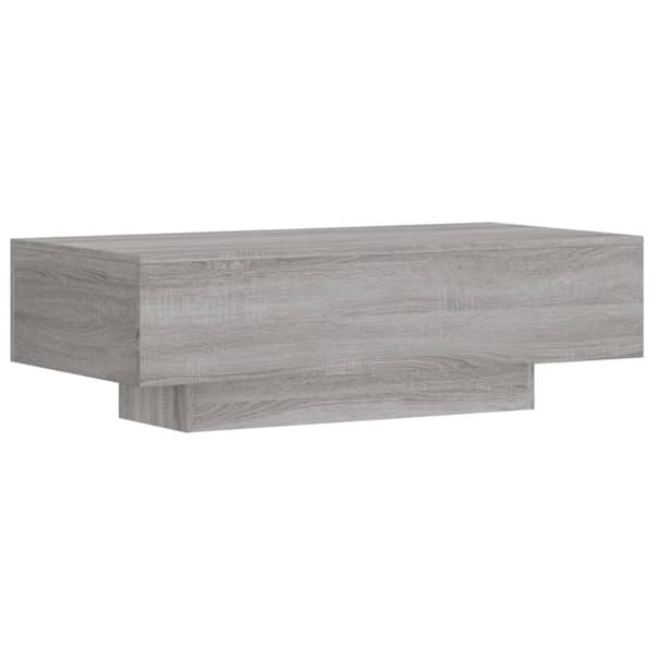 vidaXL sofabord 100x49,5x31 cm konstrueret træ grå sonoma-eg