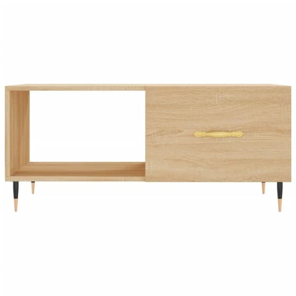vidaXL sofabord 90x50x40 cm konstrueret træ sonoma-eg