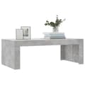 Miniatyrbillede 2 af 9: vidaXL sofabord 102x50x36 cm konstrueret træ betongrå