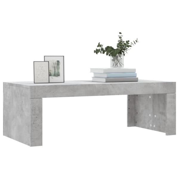 vidaXL sofabord 102x50x36 cm konstrueret træ betongrå