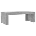 Miniatyrbillede 1 af 9: vidaXL sofabord 102x50x36 cm konstrueret træ betongrå