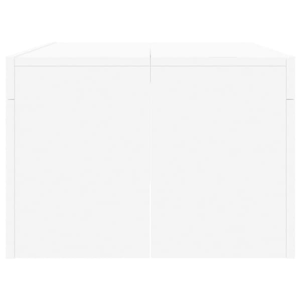 vidaXL Soffbord vit 102x50x36 cm konstruerat trä