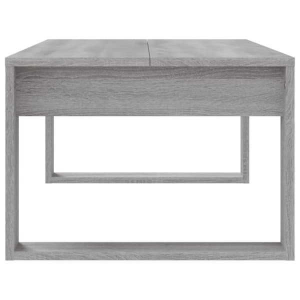vidaXL sofabord 102x50x35 cm konstrueret træ grå sonoma-eg