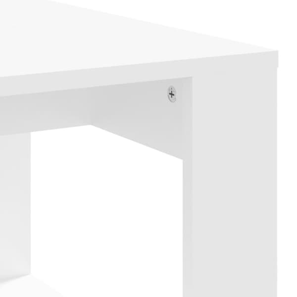vidaXL sofabord 102x50x35 cm konstrueret træ hvid