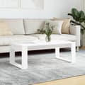 Miniatyrbillede 1 af 9: vidaXL sofabord 102x50x35 cm konstrueret træ hvid