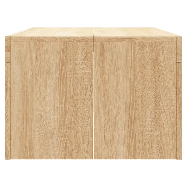 vidaXL Soffbord sonoma-ek 102x50x36 cm konstruerat trä