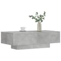 Miniatyrbild 4 av 10: vidaXL Soffbord betonggrå 100x49,5x31 cm konstruerat trä