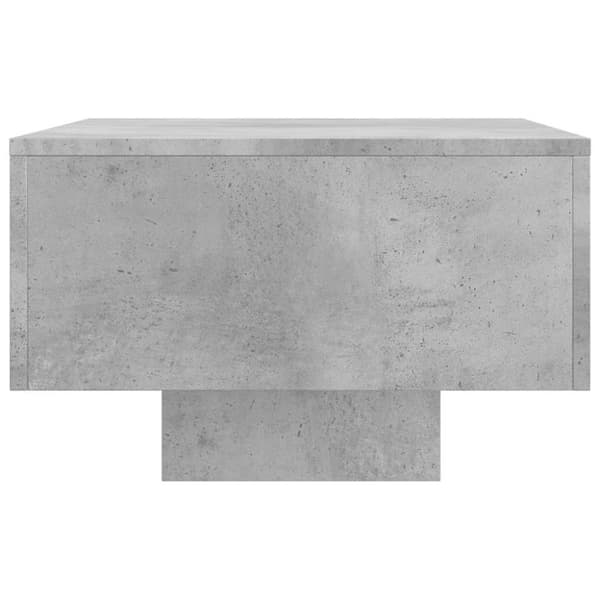 vidaXL Soffbord betonggrå 100x49,5x31 cm konstruerat trä