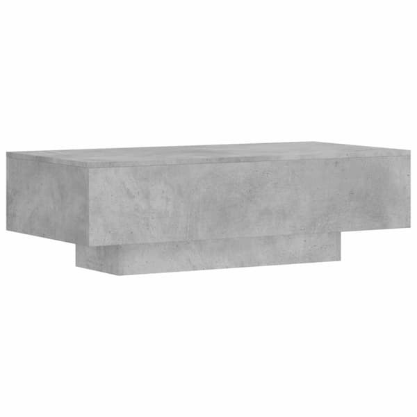 vidaXL Soffbord betonggrå 100x49,5x31 cm konstruerat trä