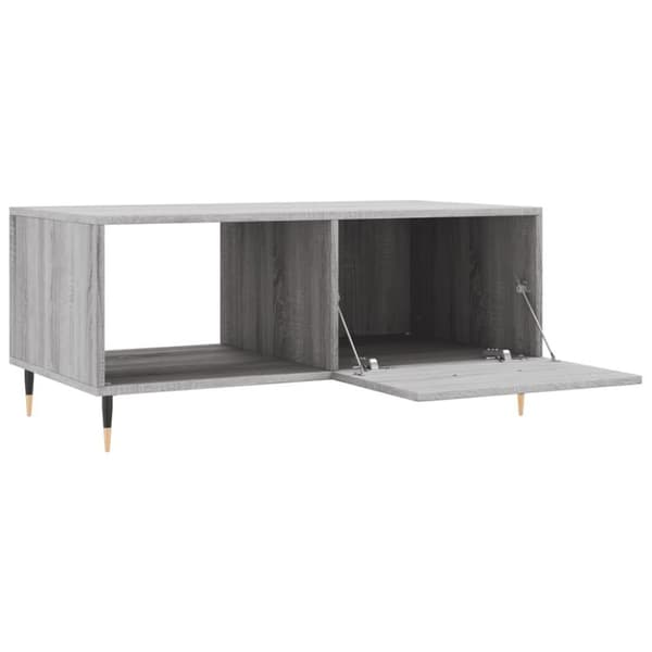 vidaXL sofabord 90x50x40 cm konstrueret træ grå sonoma-eg