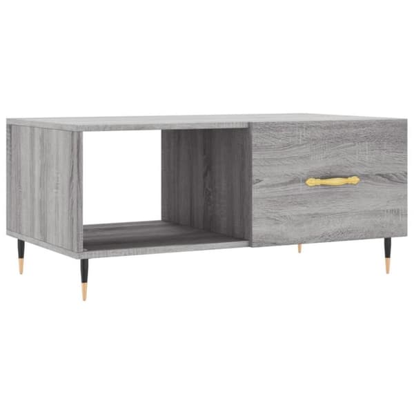 vidaXL sofabord 90x50x40 cm konstrueret træ grå sonoma-eg