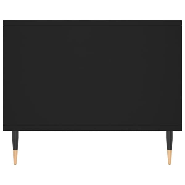 vidaXL Soffbord svart 90x50x40 cm konstruerat trä