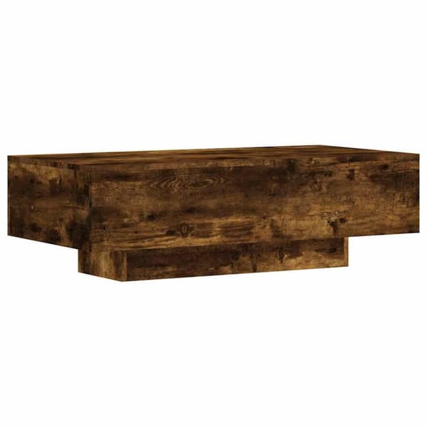 vidaXL sofabord 100x49,5x31 cm konstrueret træ røget egetræsfarve