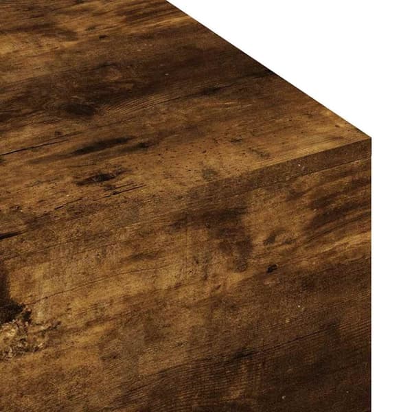 vidaXL sofabord 100x49,5x31 cm konstrueret træ røget egetræsfarve