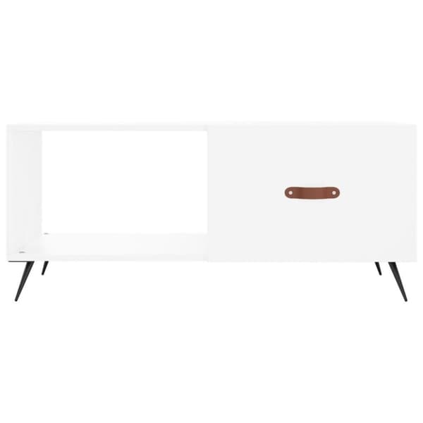 vidaXL Soffbord vit 90x50x40 cm konstruerat trä