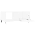 Miniatyrbilde 5 av 11: vidaXL Salongbord hvit 90x50x40 cm konstruert tre