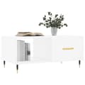 Miniatyrbilde 2 av 11: vidaXL Salongbord hvit 90x50x40 cm konstruert tre