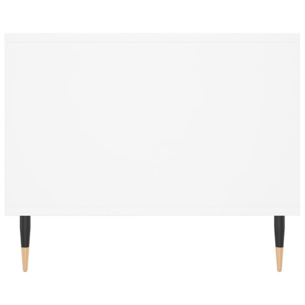 vidaXL Sohvapöytä valkoinen 90x50x40 cm tekninen puu