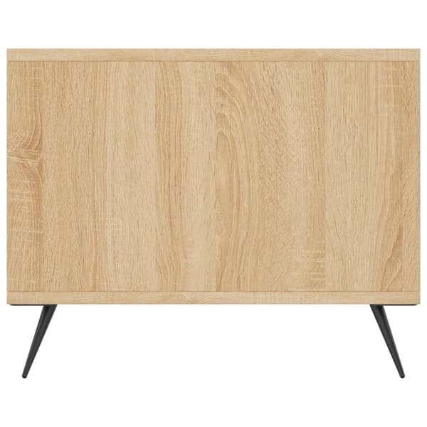 vidaXL Soffbord sonoma-ek 90x50x40 cm konstruerat trä