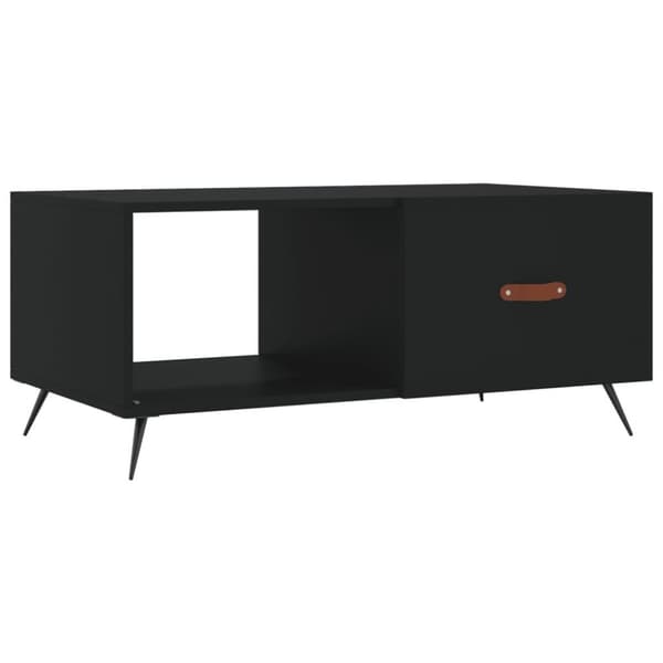 vidaXL Salongbord svart 90x50x40 cm konstruert tre