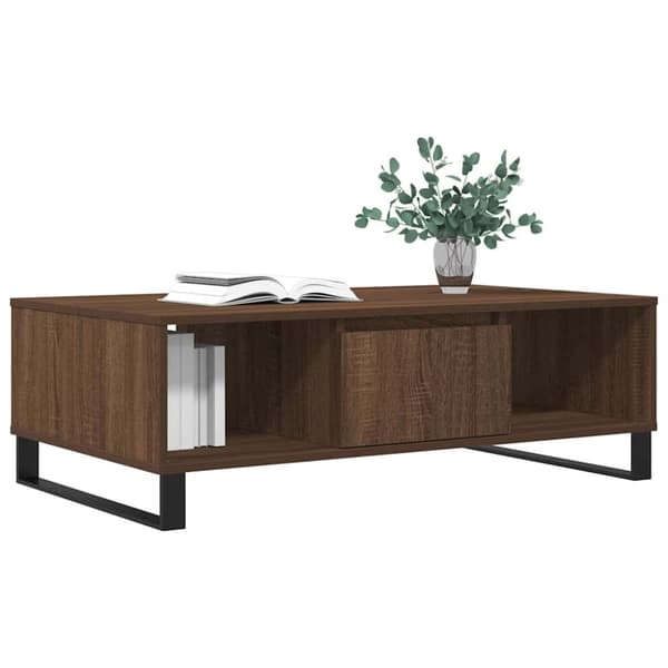 vidaXL Salongbord sonoma eik 104x60x35 cm konstruert tre